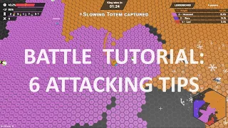 Hexanaut Battle Tutorial - 6 attacking tips you need to know! [annotated gameplay]