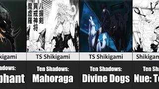 All of Ten Shadows Shikigami in Jujutsu Kaisen