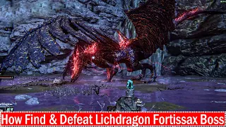 Elden Ring Deeproot Depths How Find & Defeat Lichdragon Fortissax Boss