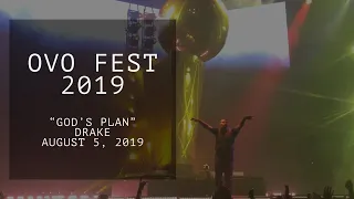 Drake live in concert Toronto “God’s Plan” OVO FEST 2019