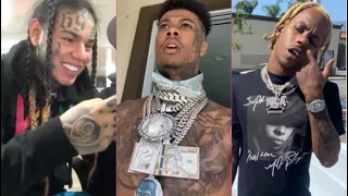 Tekashi 6ix9ine Runs Low On Gimmicks & Roasts Blueface & Rich The Kid