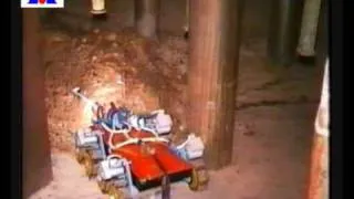 Уникальный робот внутри Саркофага разрушенного реактора ЧАЕС Robot inside Chernobyls Sarcophagus