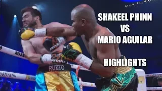 Shakeel Phinn vs Mario Aguilar Highlights