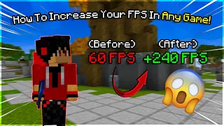 🔧 How To Increase Your FPS In Any Game! (2022 Tutorial ✅)