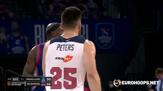 Anadolu Efes Istanbul-TD Systems Baskonia Vitoria-Gasteiz 59-77: Alec Peters (18 points)