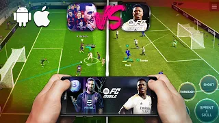 eFootball 24 vs EA FC 24: which mobile game is better?