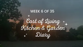 Week 6 - Mortgage & Cost of Living Crisis - Grocery & Pantry Challenge | Kitchen and Garden Diary