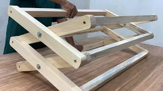 Amazingly Creative DIY Woodworking Ideas // Smart Shoe Rack That Folds Easily