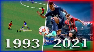 Evolution of FIFA Games 1993-2021