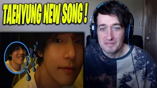 TAEHYUNG PLAYS NEW JAZZ SONG | BTS V - 'MAYBE' (UNRELEASED) WEVERSE LIVE REACTION!!