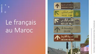 Le français au Maroc