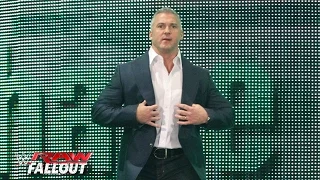 Shane McMahon thanks the WWE Universe: Raw Fallout, February 22, 2016