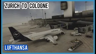 Lufthansa A320neo | Zurich To Cologne | MSFS