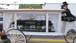 Huge Crowd Turns Out to Say Goodbye to Pop Smoke