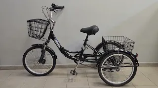 Трёхколёсный складной велосипед для взрослых Трицикл Doonkan Trike 20" дюймов колеса Дункан Трайк!