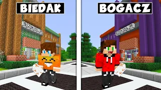 BOGATA SZKOŁA vs BIEDNA SZKOŁA SmileSlow vs Sebek - SMUTNA HISTORIA w Minecraft!