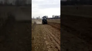 Дискование междурядий в саду  деревни Голени Фирсенков Дмитрий Михайлович. 3 апреля 2020 года.