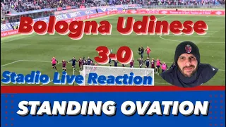 Bologna Udinese 3-0 Stadio Live Reaction ❤️💙 SPETTACOLO AL DALL’ARA ❤️💙