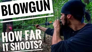 World's Strongest Blowgun (Experiment) - How Far It Can Shoot Accurate?