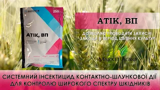 Атік інсектицид 250 г від виробництва "DEFENDA" - інструкція препарату, огляд пакування.