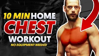 10 Min Home Chest Workout *No Equipment Needed*