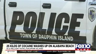 Beachgoers searching for seashells stumble upon cocaine on Dauphin Island