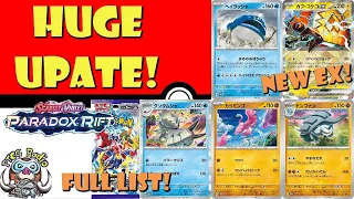 Huge New Paradox Rift Update! Complete Raging Surf Setlist! Tapu Koko ex! (Pokémon TCG News)