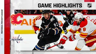 Flames @ Capitals 11/25 | NHL Highlights 2022