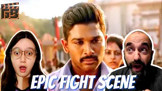 Sarrainodu Allu Arjun Fight Scene Reaction & Discussion!
