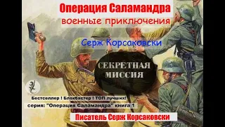 Аудиокнига  Боевые приключения  Разведка  ВОВ  Острый сюжет  Операция Саламандра  Секретная миссия