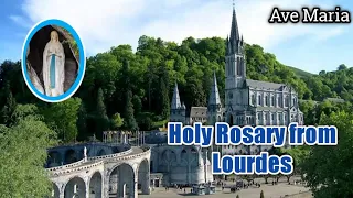 Holy Rosary from Lourdes || English Rosary || 14.04.2024