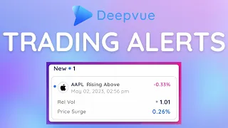 How to Use Deepvue Alerts | Tutorial