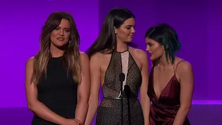 Khloe Kardashian, Kylie and Kendall Jenner Present Favorite Pop Rock Female Artist - AMA 2014