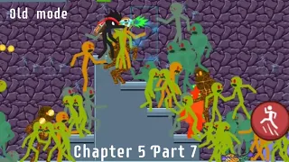 Old Mode Stickman vs Zombies Chapter 5 Part 7 level 66-70