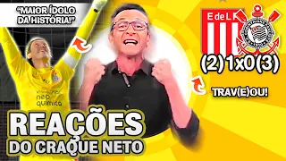 INEXPLICÁVEL!! OLHA COMO O CRAQUE NETO REAGIU A ESTUDIANTES (2)1X0(3) CORINTHIANS PELA SULAMERICANA