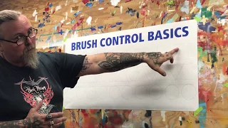 Brush Control & Sign Painting - Basics of the Basics for the Novice - Left Handed Lettering