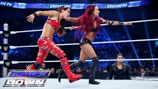Nikki Bella & Brie Bella  vs. Naomi & Sasha Banks: SmackDown, July 23, 2015