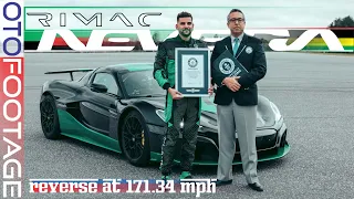 Rimac Nevera Sets New Guinness World Speed Record in Reverse ( 275.74km/h )