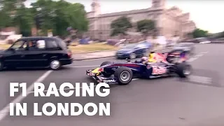 Mark Webber Parliament Square F1 Pit Stop w/ Red Bull Racing (Full Version)