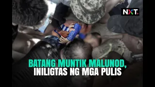 Batang muntik malunod, iniligtas ng mga pulis | NXT