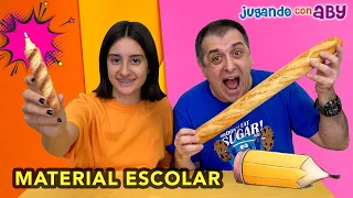 MATERIAL ESCOLAR vs REALIDAD Challenge! Lápiz de Pan