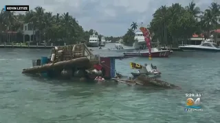 Witnesses Say Big Wake Responsible For Sinking Fort Lauderdale Food Boat