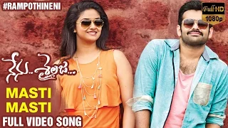 Masti Masti Full Video Song | Nenu Sailaja Movie | Ram Pothineni | Keerthi Suresh | Devi Sri Prasad