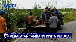 Tambang Liar Ditertibkan Polisi, Berpotensi Rusak Jalan di Bangka Selatan - SIP 04/05