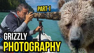 Grizzly Bear Wildlife Photography by Boat - Part 1 - with the Nikon D850 and Sony a6400