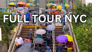 4K | NEW YORK CITY WALKING TOUR - Lincoln Center, Central Park South, Plaza Hotel