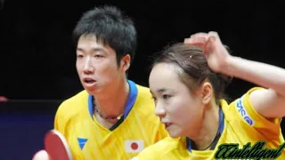 Mima Ito/ Jun Mizutani vs Xu Xin/ Liu Shiwen - Korea Open 2019 (1/2).    (Fullmatch)