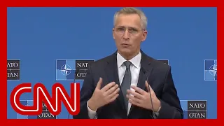 Hear Stoltenberg's response when asked if NATO will use force