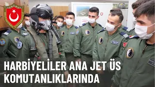 MSÜ Hava Harp Okulu 4. Sınıf Öğrencileri, 2'nci ve 9’uncu Ana Jet Üs Komutanlıklarını Ziyaret Etti