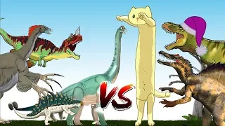 Dinosaurs Battle | Cat VS Dinosaurs